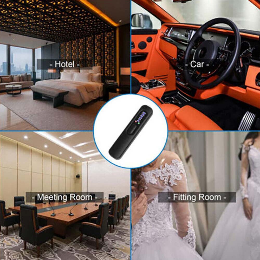 Hidden Camera Detector Anti Spy Bug GPS Tracker Finder Scanner Device Hotel Car