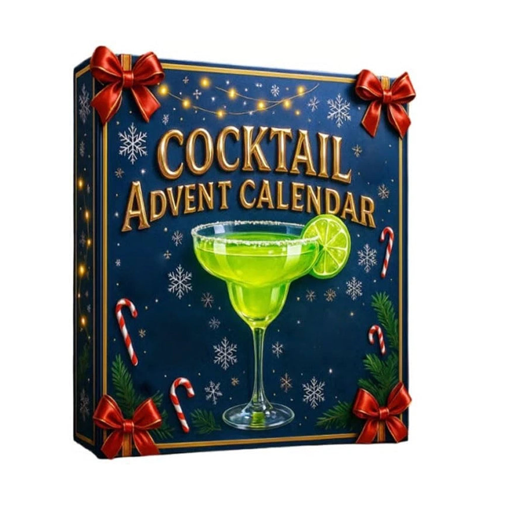 2025 Cocktail Advent Calendar - 24-Day Christmas Countdown with 2D Acrylic Design