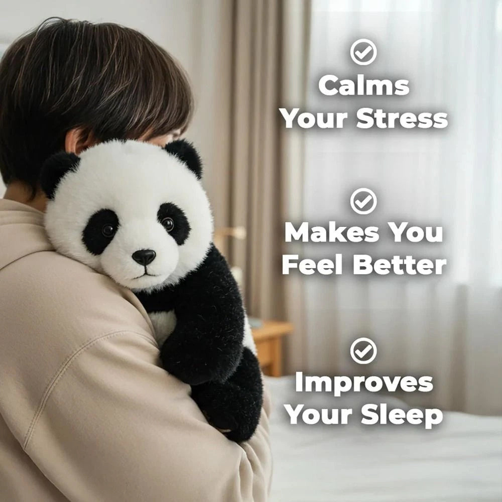 Hugging Emotional Support Panda – Interactive Plush Toy with Hug-Back Motion & Soft Fur