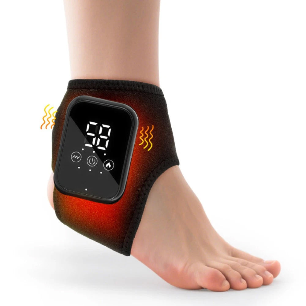 Foot Vibration Massager with Infrared Heat - 3 Modes for Pain Relief & Therapy