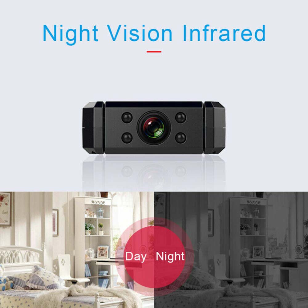 HD Mini Hidden Spy Camera Security Cam Wifi APP IP IR Night Vision Monitor