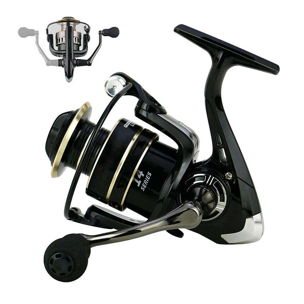 Fishing Reel HE2000-7000 Max Drag 10kg High Speed Metal Spool Spinning Reel