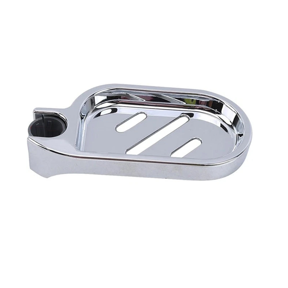 24mm Clip-on Soap Dish Tray Holder Shower Slide Soap Plates Smooth Bathroom Bar Drop