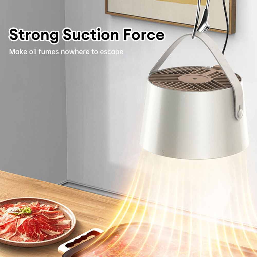 Desktop Cooker Hood Portable Lightweight Kitchen Exhaust Fan Range Hood Camping