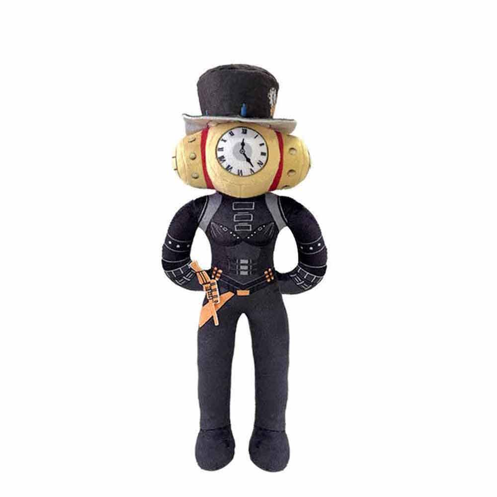 30cm Skibidi Toilet Titan Drill man Plush,Skibidi Toilet Titan Clockman Plush Toy