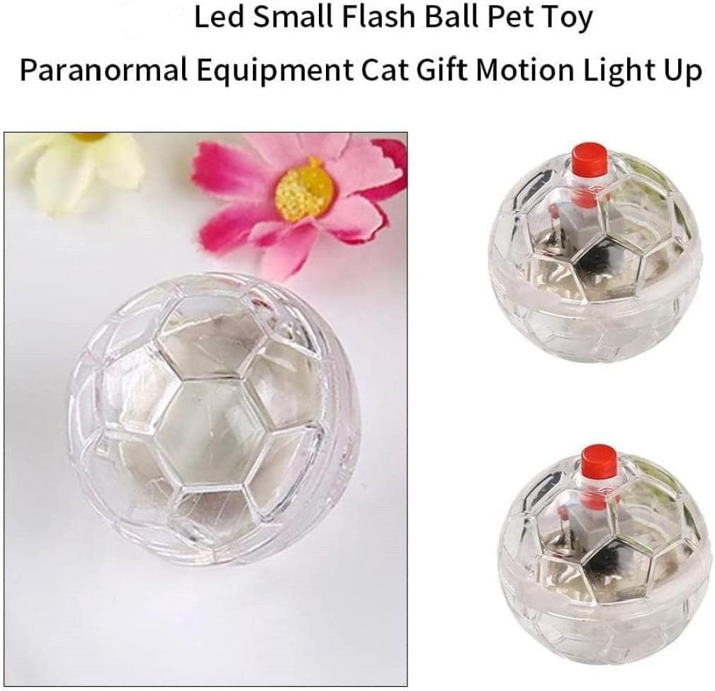 3x Ghost Hunting Motion Light Up Balls Flash Paranormal Equipment Pet Toy Motion