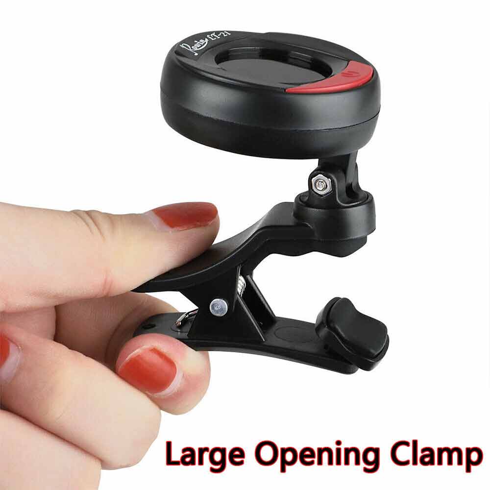 Clip On Tuner Guitar Tuner for Electric Acoustic Guitars Bass Chromatic Violin