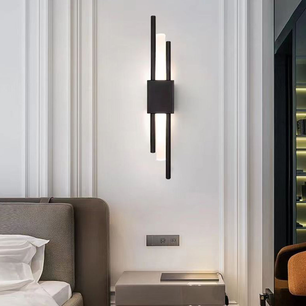 1 Pair Modern LED Wall Lamp Strip Light Living Room Bedroom Lighting Fixture Decors
