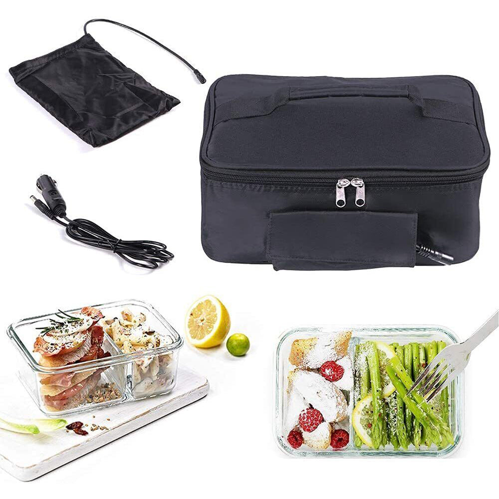 Car 12V Portable Microwave 12V Heated Electric Lunch Box Food Warmer