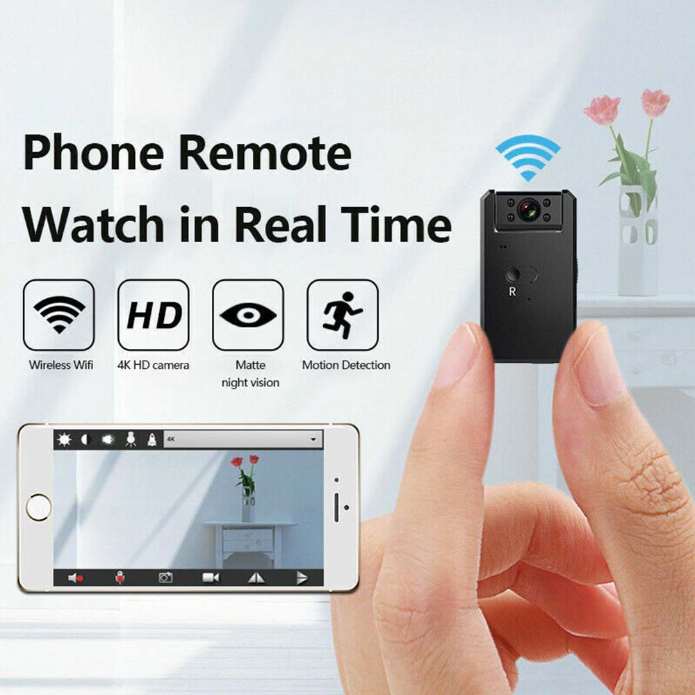 HD Mini Hidden Spy Camera Security Cam Wifi APP IP IR Night Vision Monitor