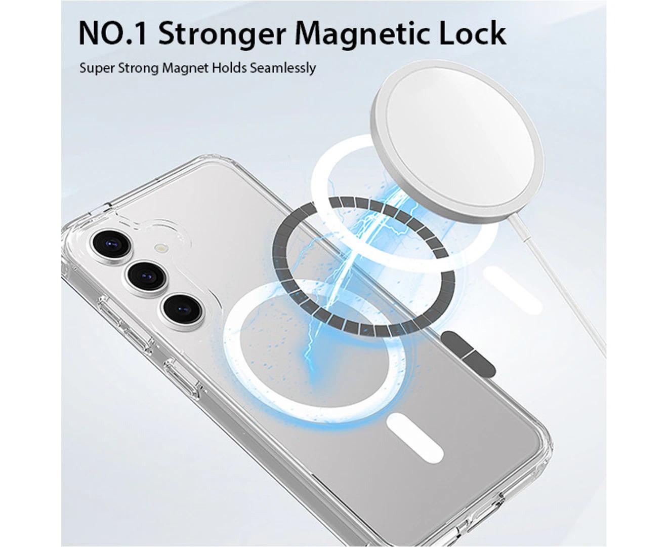 For Galaxy S25 Series Crystal Clear Case Compatible With Magsafe
