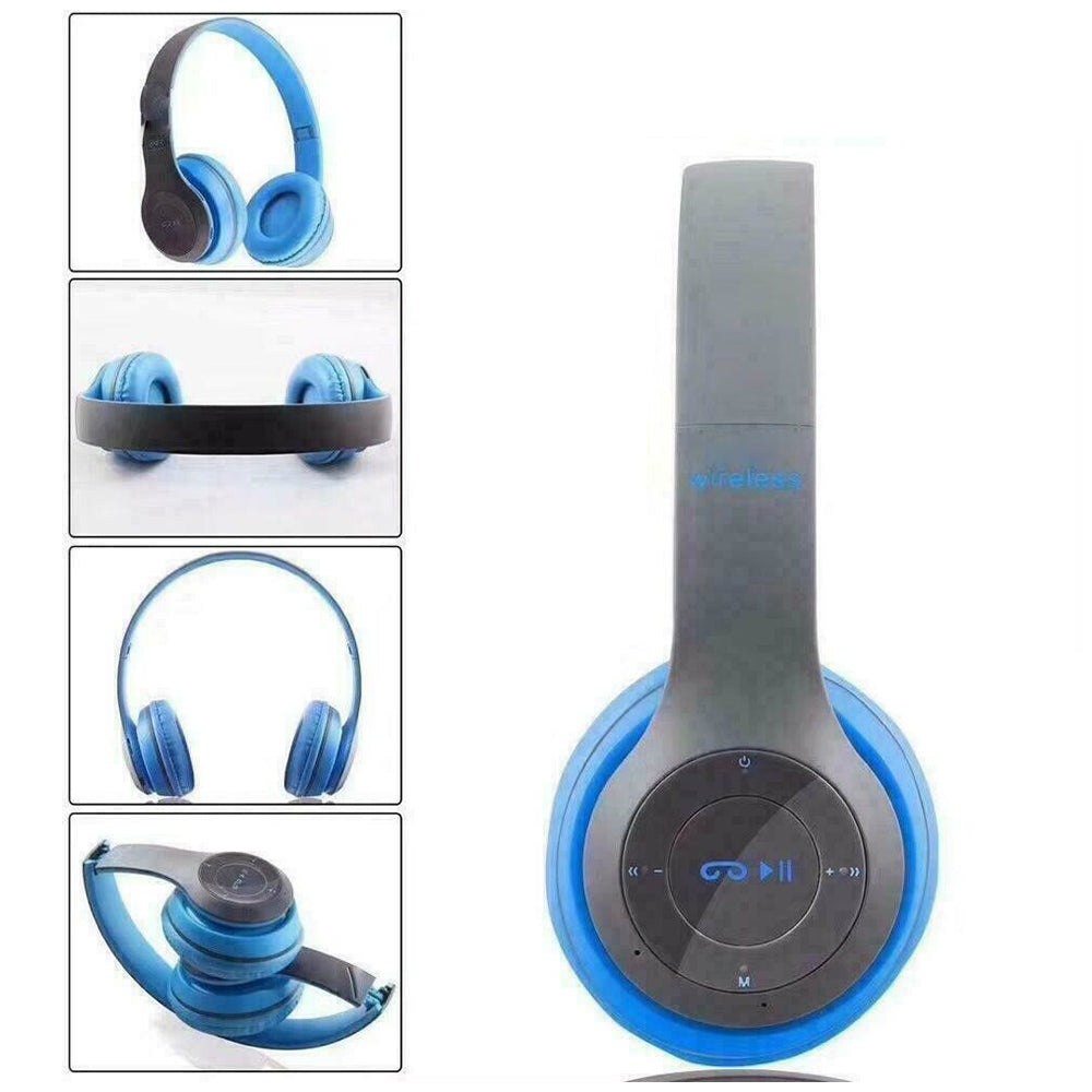 Wireless Bluetooth 5.1 Headphones with Noise Cancelling Over-Ear Earphones