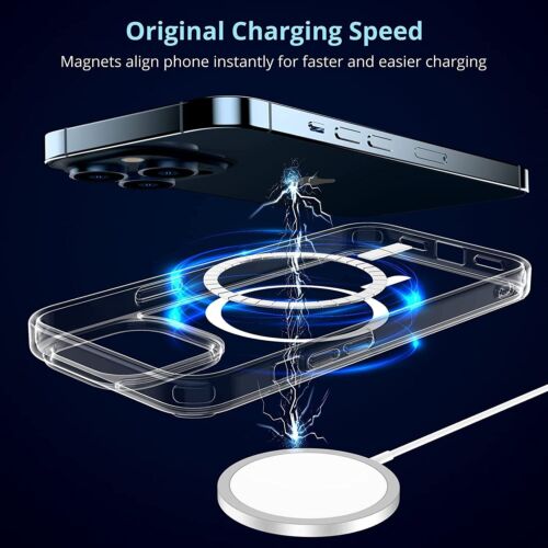 For iPhone 16 Pro Max Plus MagSafe Shockproof Case Screen & Lens Protectors Set