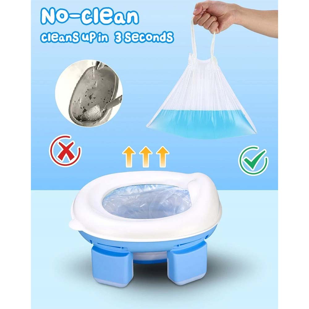 Travel Potty - Reusable Portable Folding Potty for boys and girls Outdoor Camping