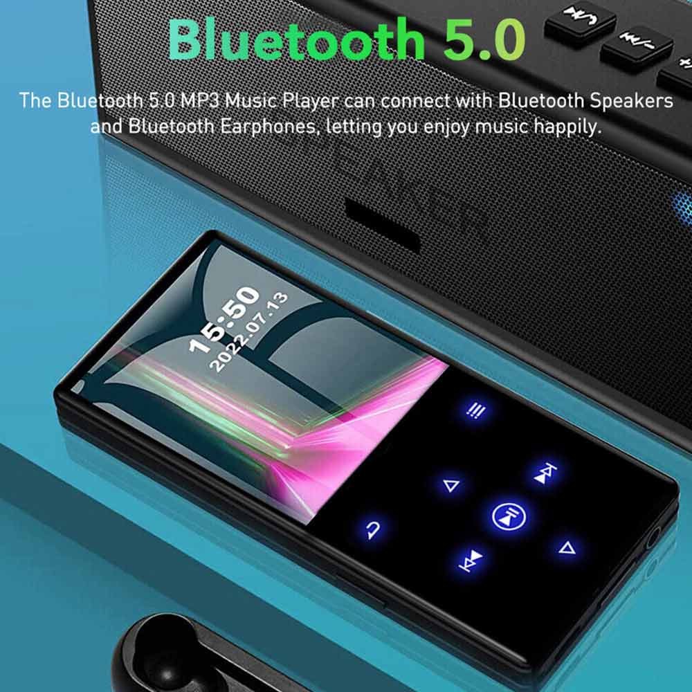 32G MP3 FM Radio Player Sport Music Portable Video Recorder MP4 Bluetooth HIFI