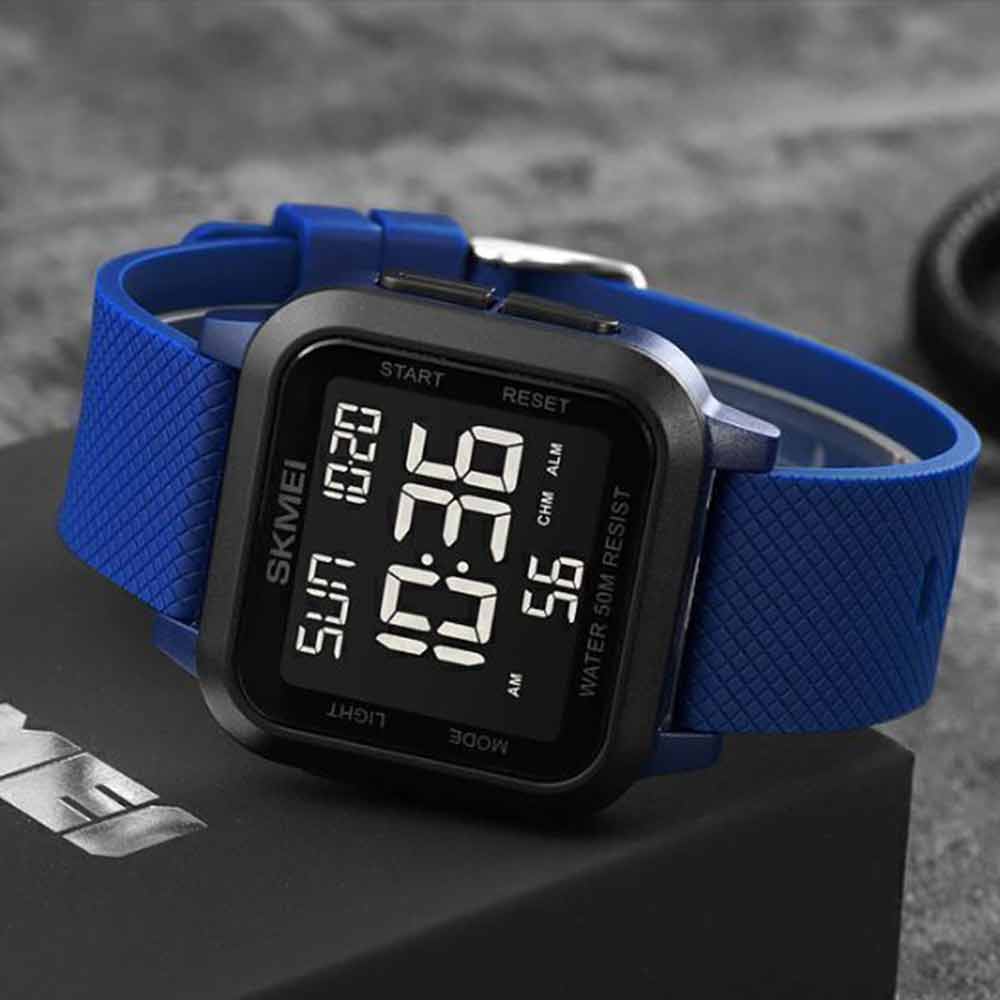 SKMEI-1894 Digital Mens Sports Watch Waterproof Resistant Casual MilitaryWatches