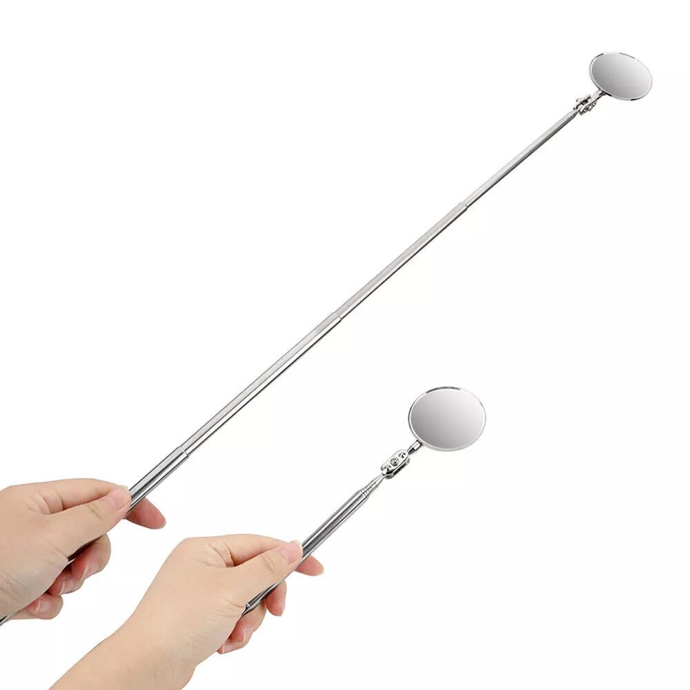 Extending 44CM Inspection 5CM Mirror Telescopic Swivel Car Mechanic Folding Tool 360 DIY