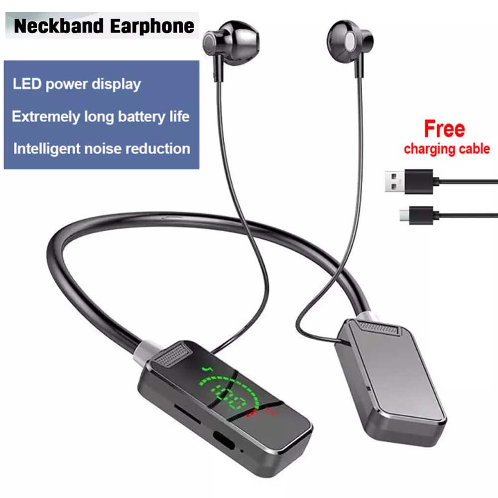 Wireless Bluetooth Neckband in ear karaoke Monitoring Headphones Living Headset