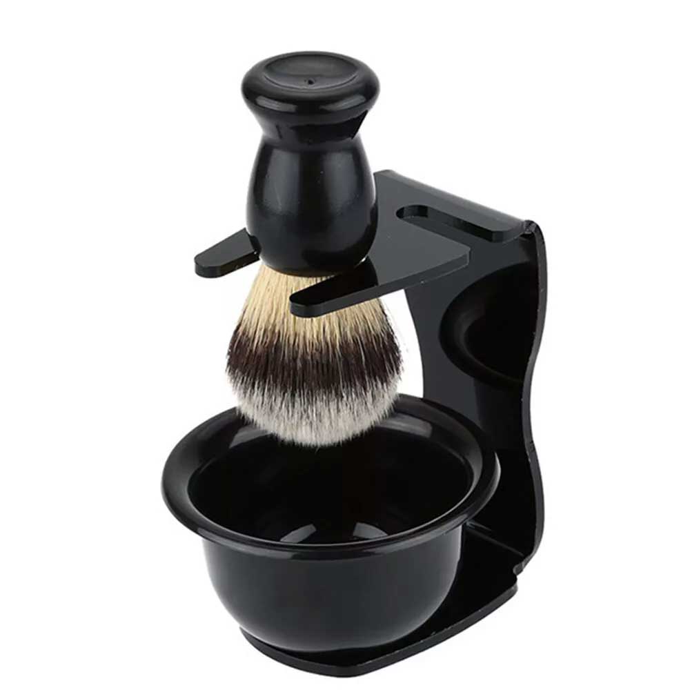 Holder Rack Stand Shave Safety Razor Bowl Tool Set Men Shaving Brush Mug Cup