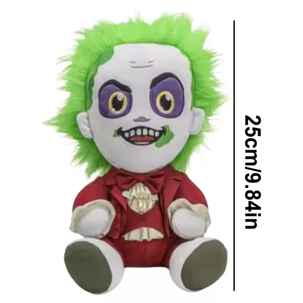 Shrunken Head Bob Beetlejuice 2 Plush Toy Doll Collectables 25CM