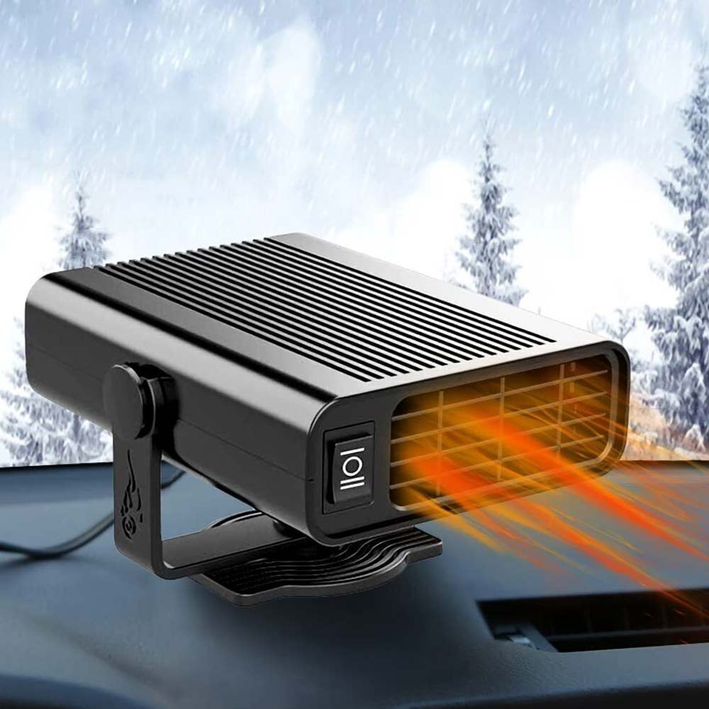 Electric Car Heater DC 12V Heating Fan Defogger Defroster Demister Portable