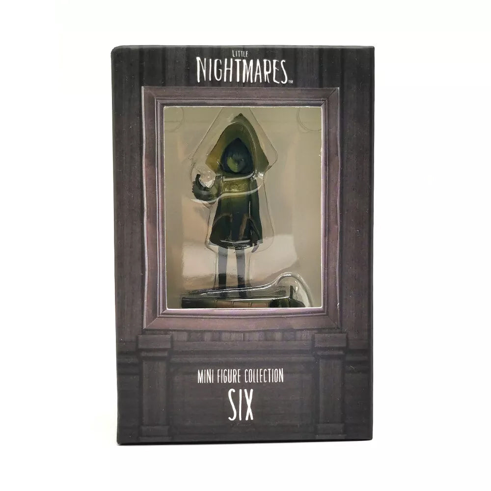 Little Nightmares Six & Nomes PVC Figure Set –Style Yellow Raincoat Model, Collector Display Statue