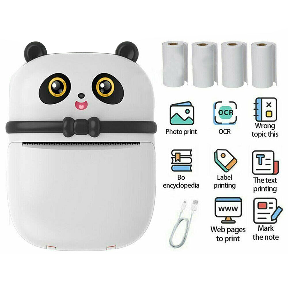 Mini Pocket Thermal Printer Bluetooth Mobile Phone Label Photos Printing