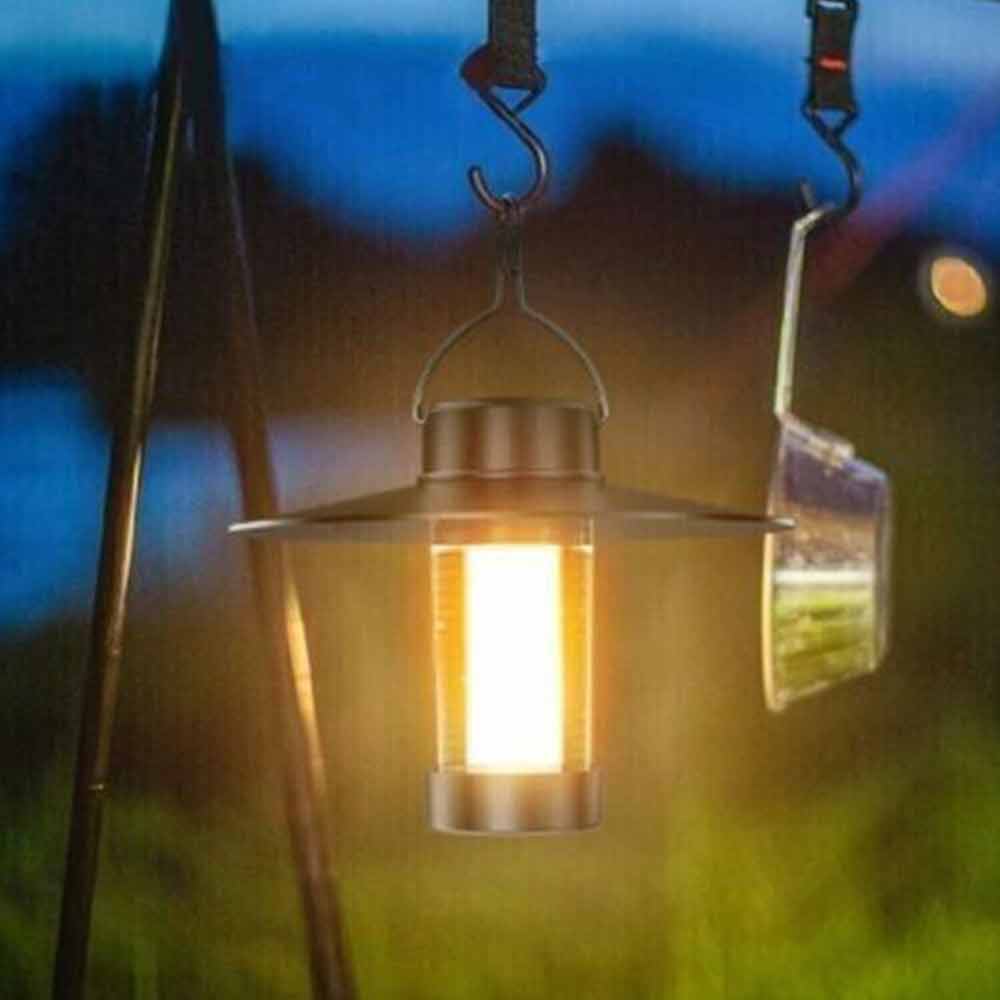 LED Light Lamp Lantern Camping Hiking Outdoor USB Power Lights W/ Stand
