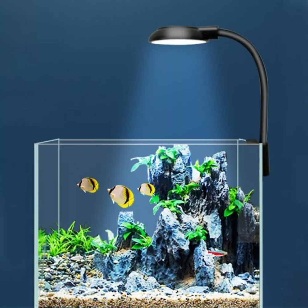 LED Aquarium Light 5w Fish Tank Plants Grow Light Clip-on Lamp For Fish Tank