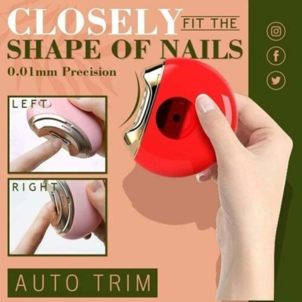 Electric Nail Clippers Automatic Nail Clipper Trimmer Cutter Manicure Tool