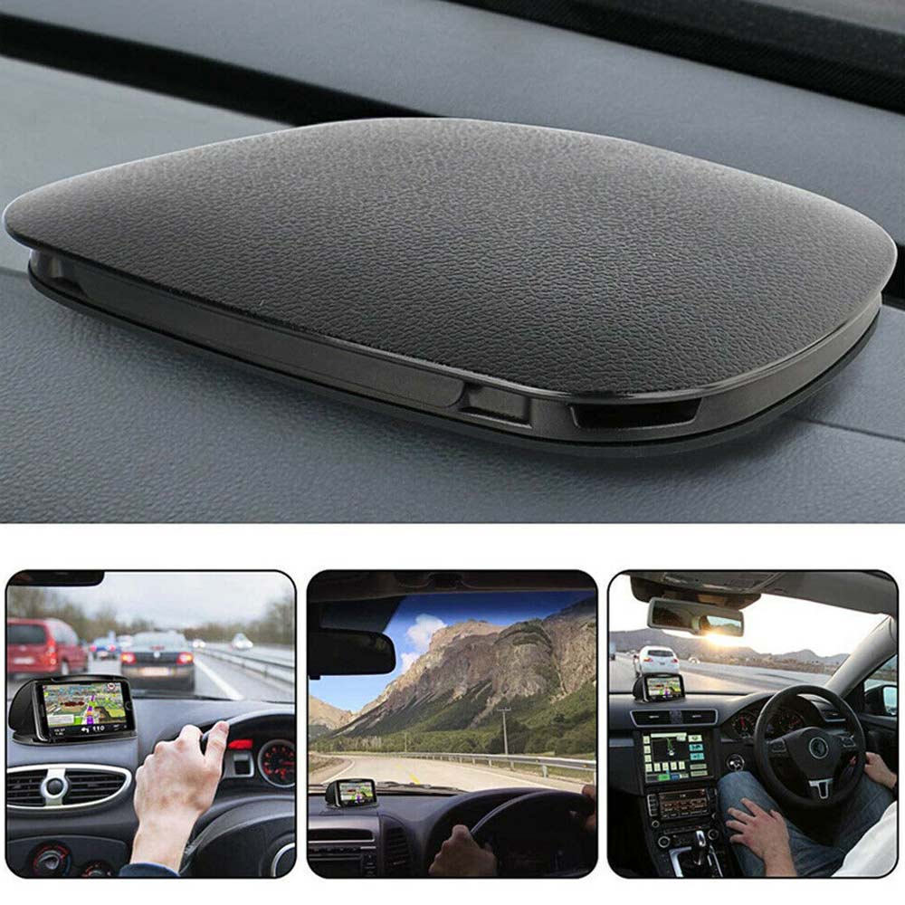 Mobile Dash Stand For GPS Car Phone Clip Holder Anti Slip Cradle for 3-5.8 inch