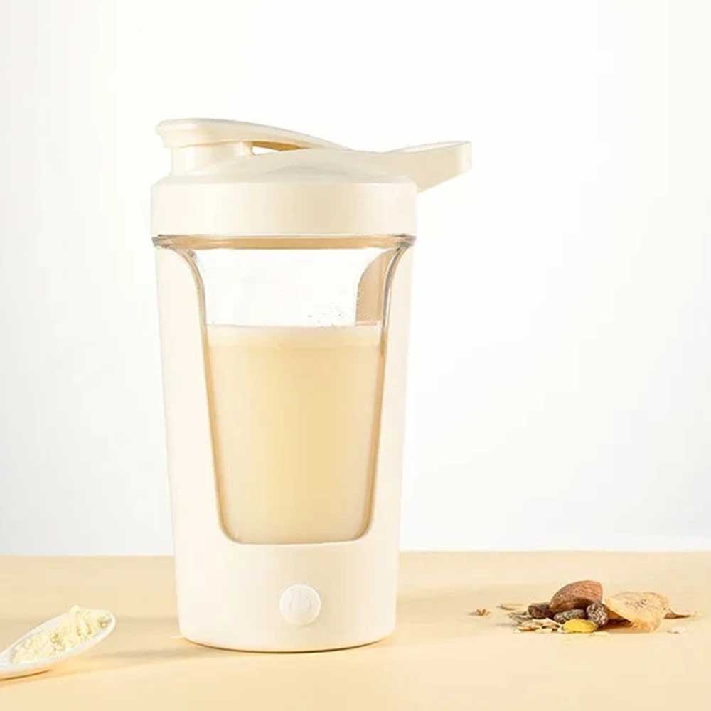 Electric Protein Shaker Bottle Mixing cup USB Rechargeable