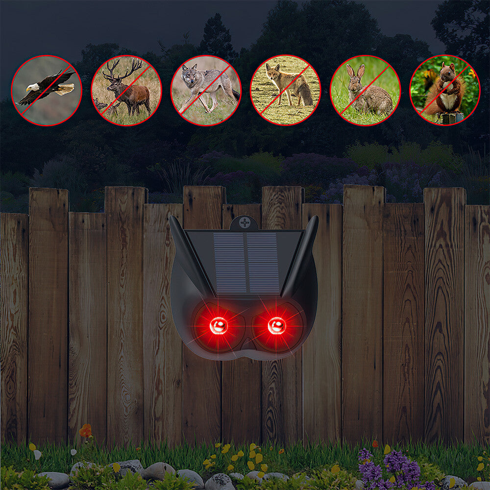 Solar Garden Deterrent Repeller Animal Bird Cat Scarer Pest Fox Dog