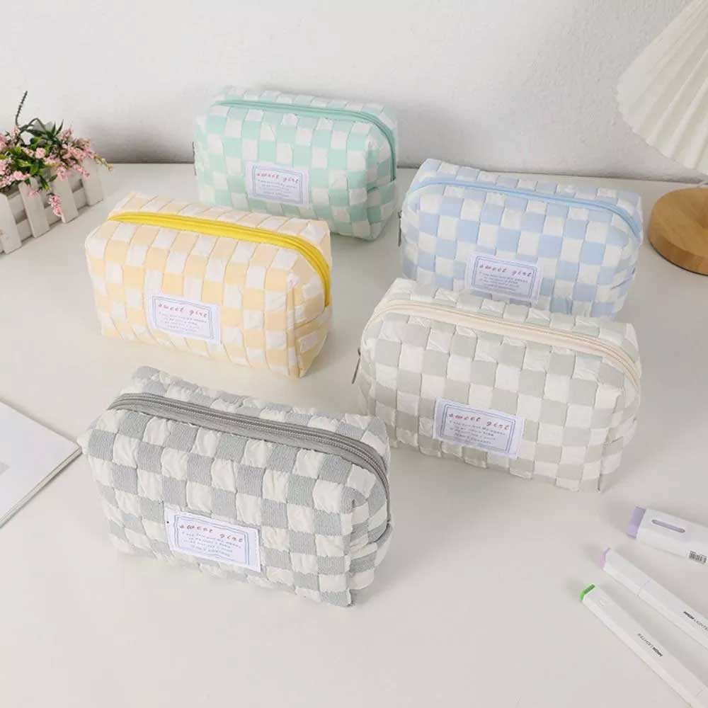 Large Capacity Pencil Case Zipper Pen Storage Bag Portable Pencil Box Gift