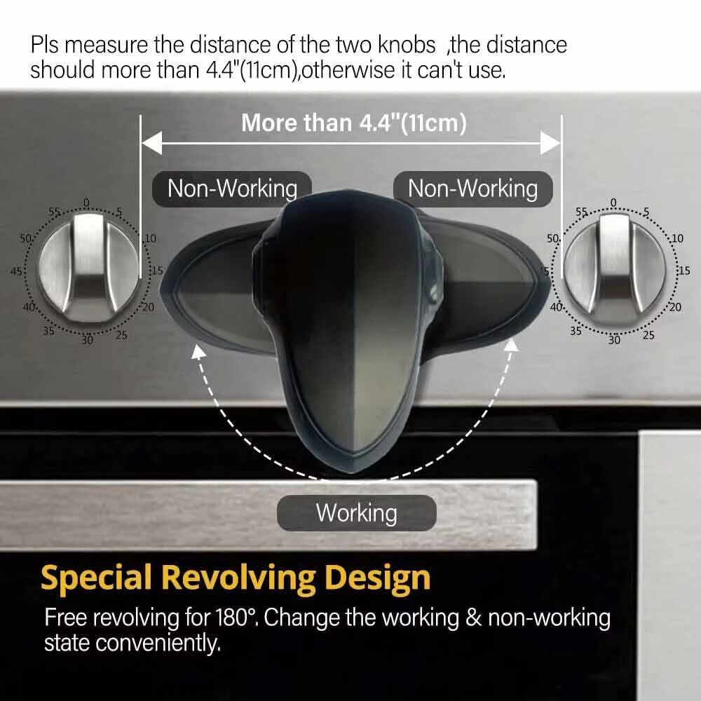 5X Baby Oven Front Lock Kitchen Childproof Oven Door Lock Child Safety Locks