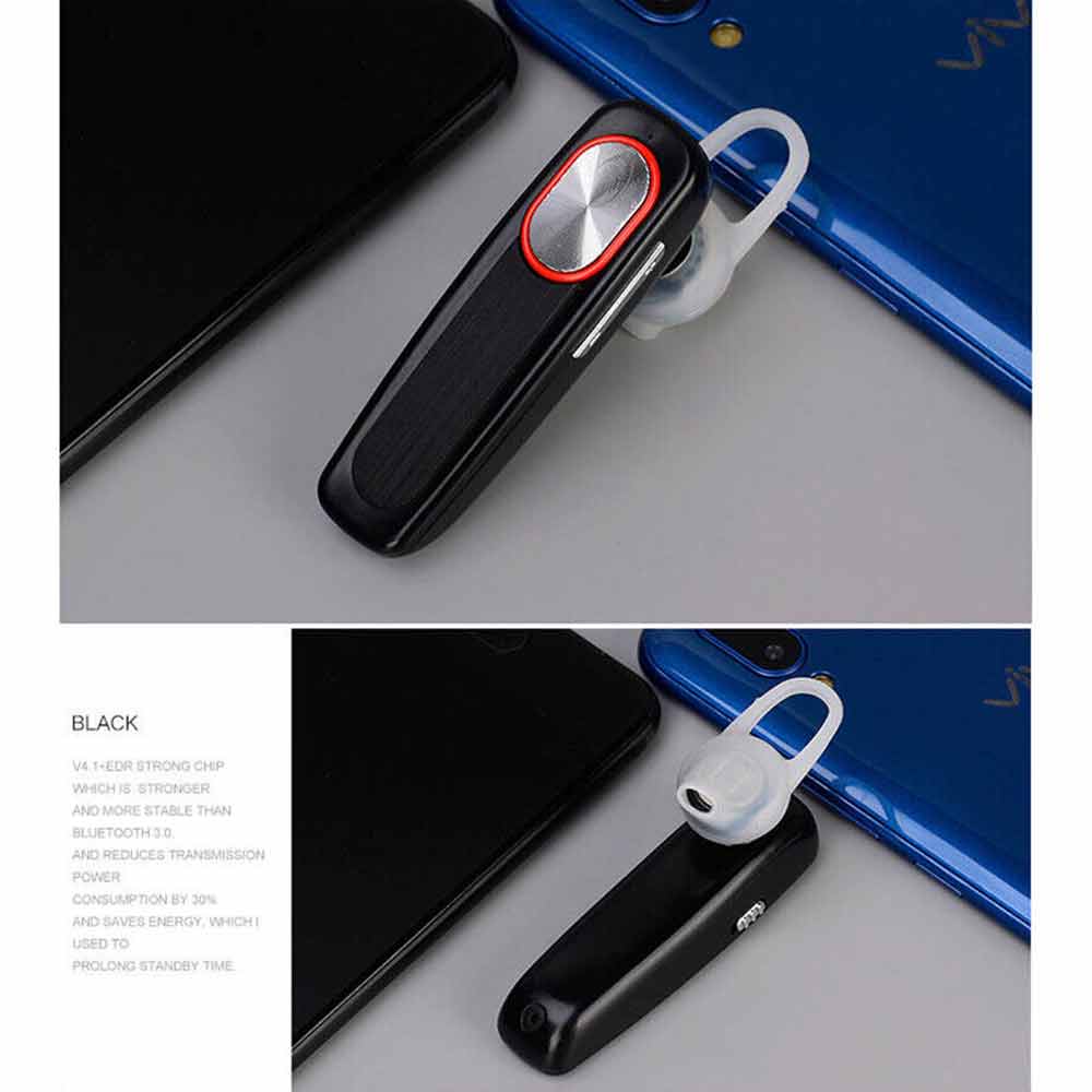 Wireless Bluetooth Headset Mobile Phone Hands Free Earpiece for Samsung iPhone