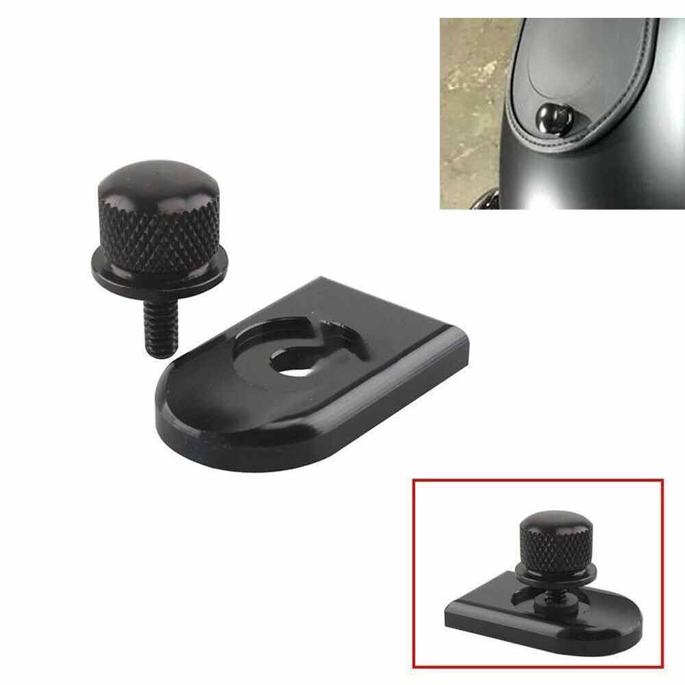 6mm Black For Seat Bolt Tab Screw Mount Knob Cover High Quality For Harley