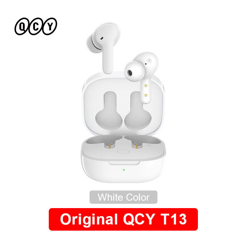 QCY T13 Wireless Bluetooth Earphone Headset Touch Control Earbuds Long Standby