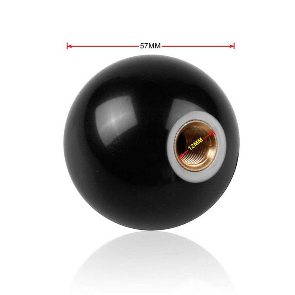 Manual Car Gear Stick Shift Knob Billiard Ball Shifter Lever Cover + 3 adaptors