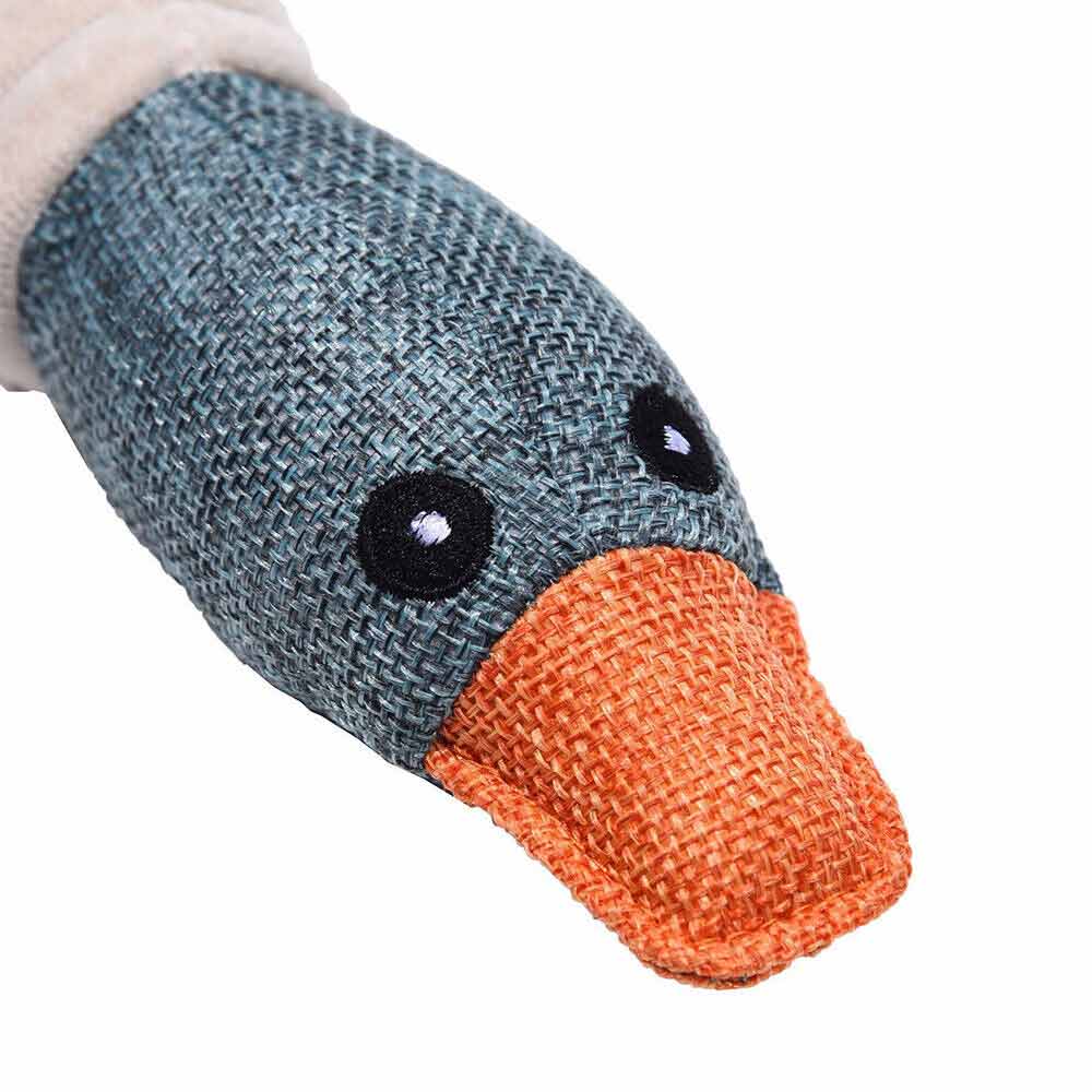 Crinkle Rope Plush Puppy Pet Chew Toy Rope Squeaker Squeaky Teething Dog Toys