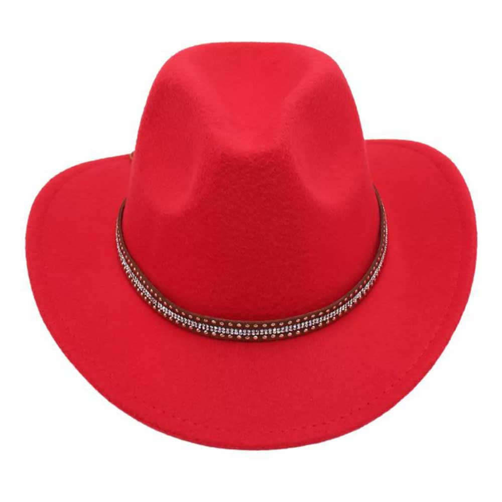 Western Cowboy Hat Women Men Wild-West Hats Cowgirl Cowboy Wide Brim Cap Hat