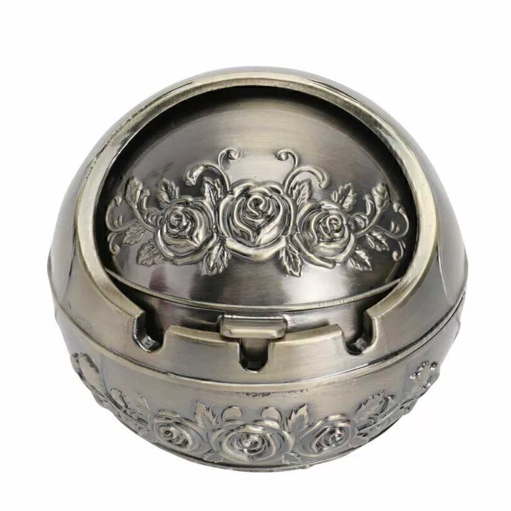 Cigarette smoking for ashtray holder with decorative lid ashtray 8CM