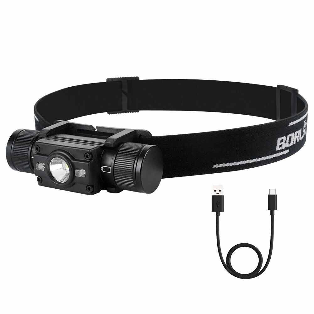 HP300 LED Headlamp Head Torch Light Lamp Headlight Rechargeable Camping