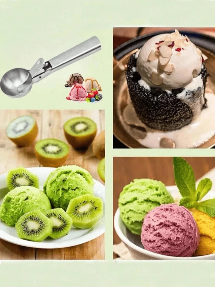 Multifunctional Stainless Steel Dual-Purpose Ice Cream Scoop & Scoop Maker