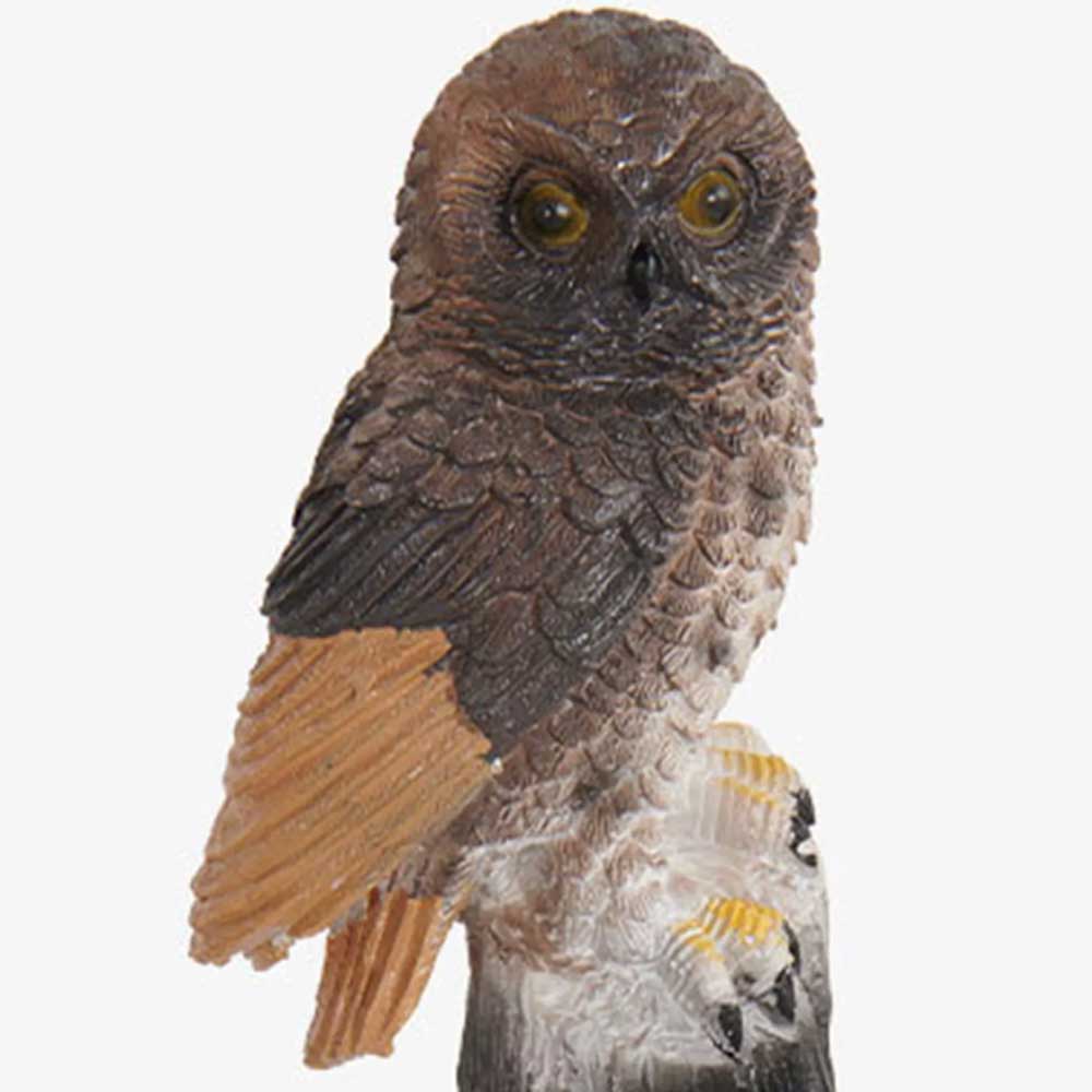 LED Owl Solar Powered Garden Light Novelty Lamp Waterproof Ornament Lawn Outdoor