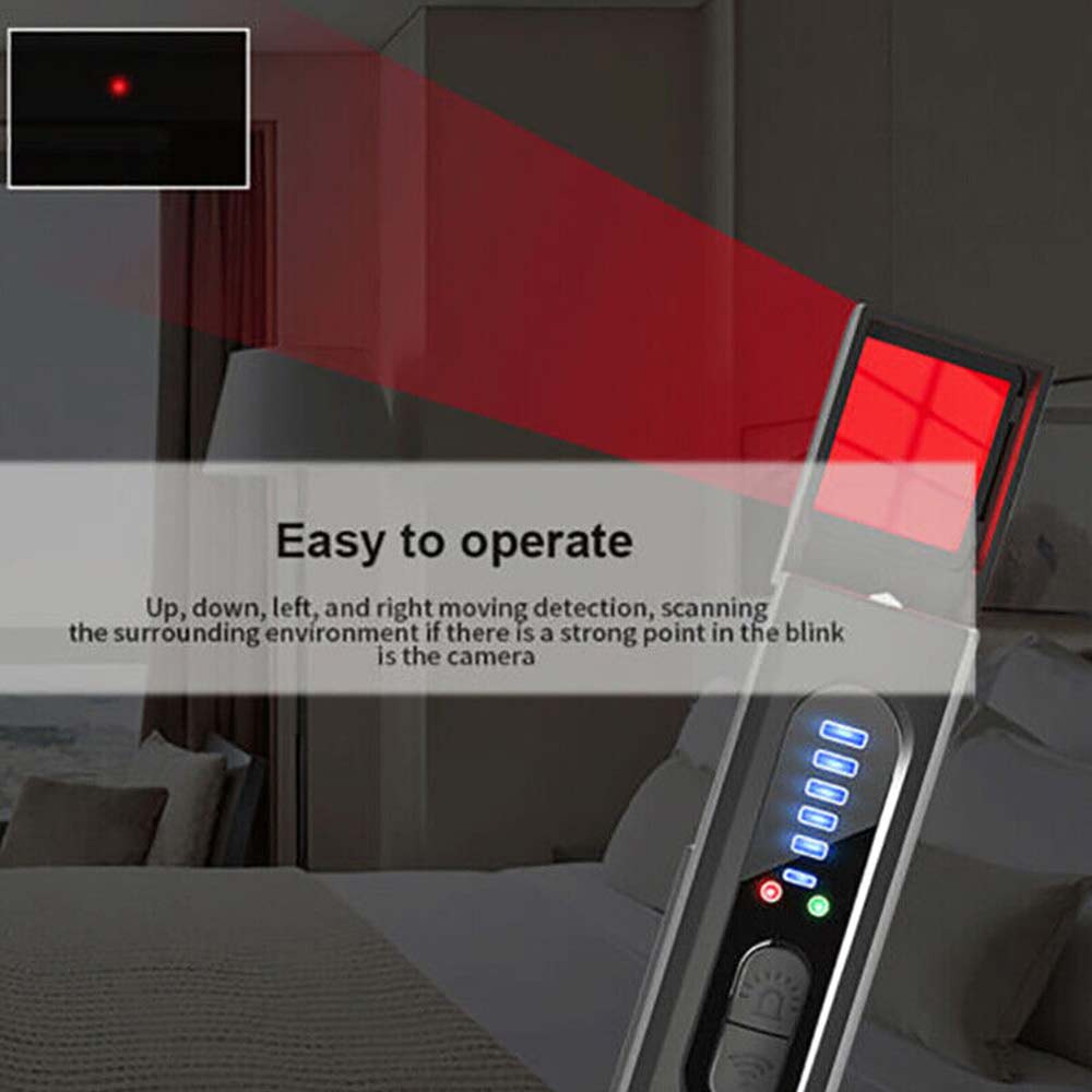 Hidden Camera Detector Anti Spy Bug GPS Tracker Finder Scanner Device Hotel Car