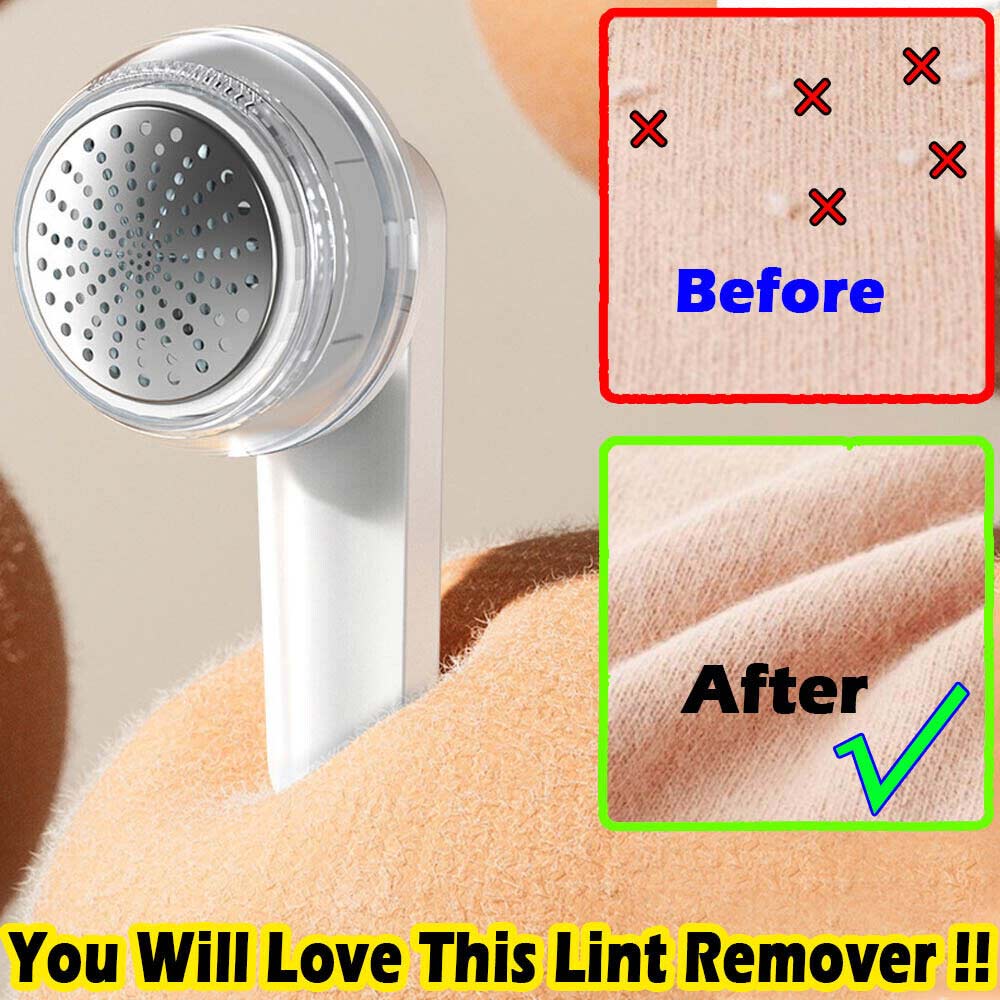 Electric Lint Remover Clothes Cleaner Fabric Shaver USB Rechargeable