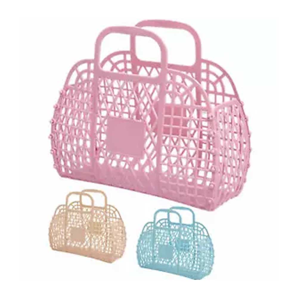Jelly Tote Bright Jelly Bags Reusable Gift Basket Girls Beach Bag Jelly Purse