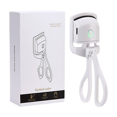 Electric Heated Curling Eyelash Tool Double Eyelash Curler USB Rechargeable
