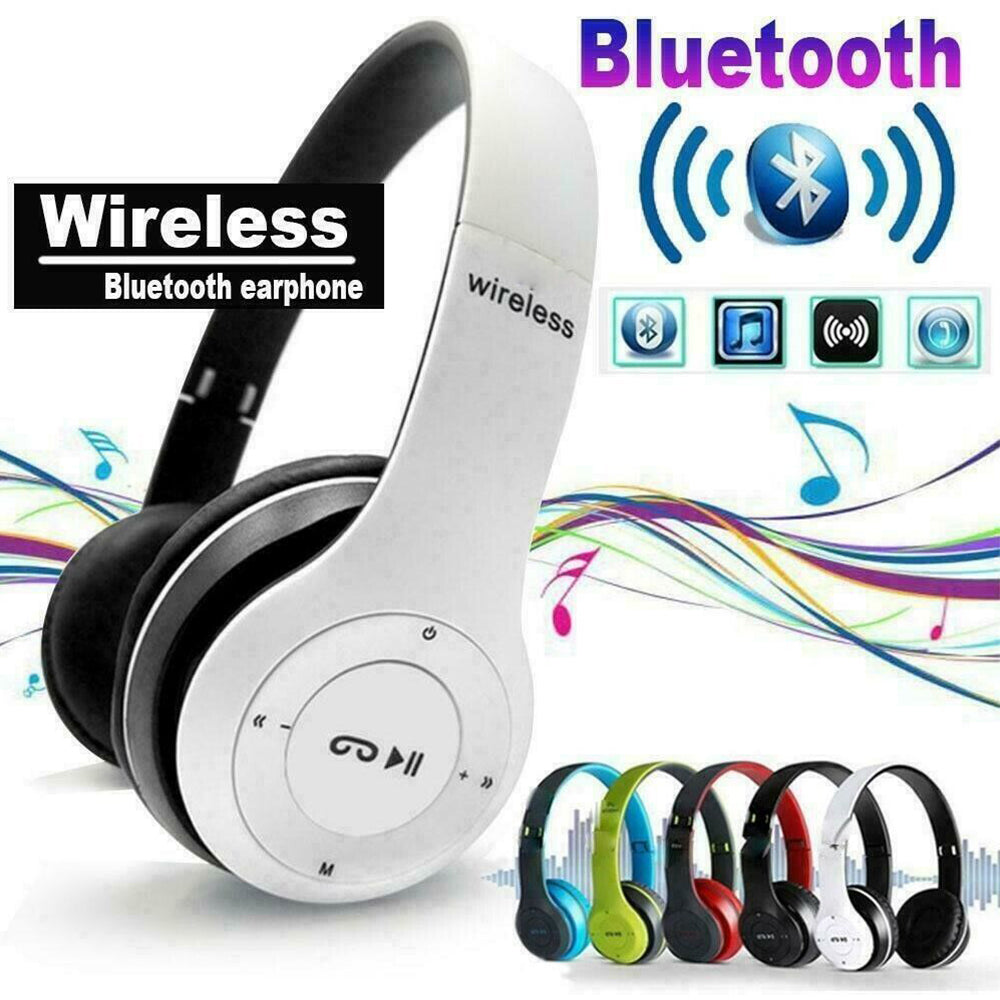 Wireless Bluetooth 5.1 Headphones with Noise Cancelling Over-Ear Earphones